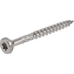Hillman Power Pro No. 9 X 2 In. L Star Flat Head Exterior Deck Screws 1 Lb