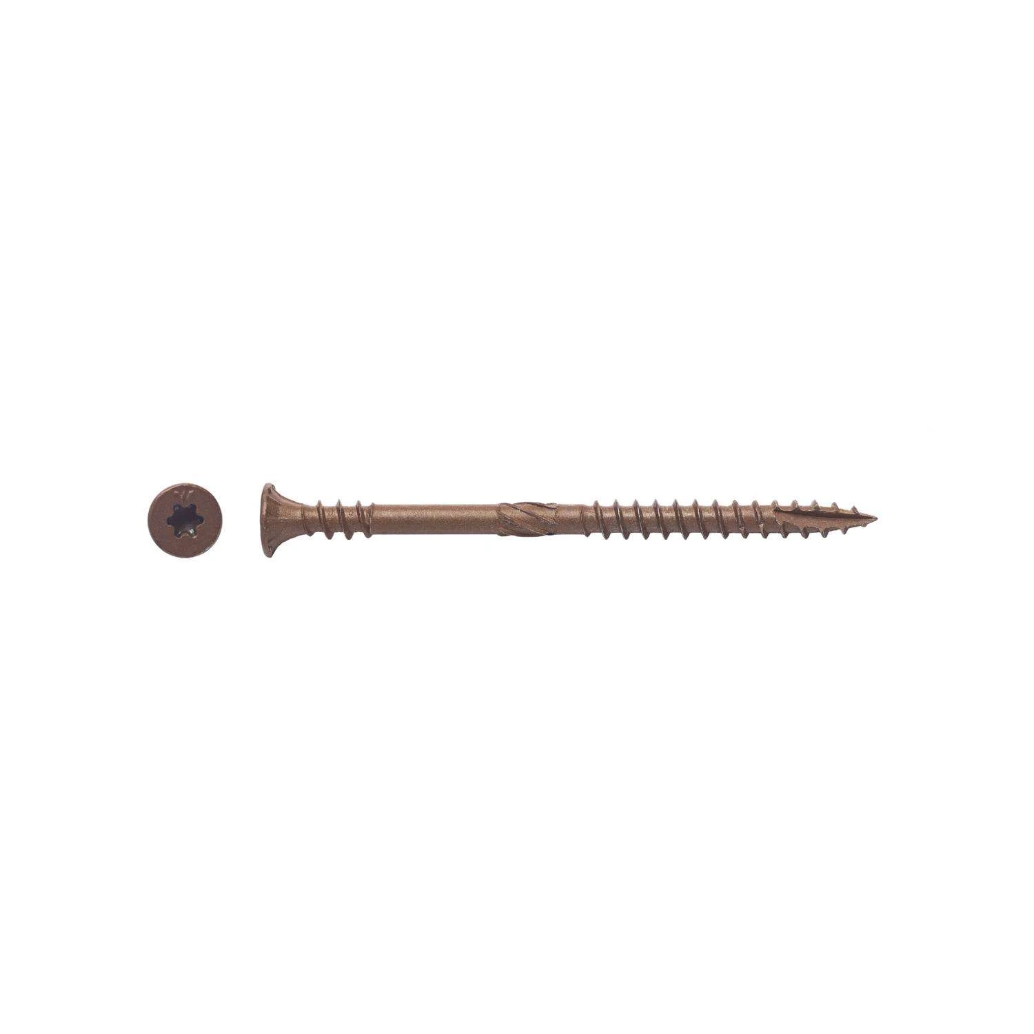 Big Timber No. 10 X 3-1/8 In. L Star Brown Exterior Wood Screw 5.64 Lb 350 Pk 1 Big Timber No. 10 X 3-1/8 In. L Star Brown Exterior Wood Screw 5.64 Lb 350 Pk
