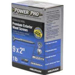 Hillman Power Pro No. 9 X 2 In. L Star Flat Head Exterior Deck Screws 1 Lb -Hil Screws Shop 04546be9 fe6a 4cc2 91d3 a6510364fb20
