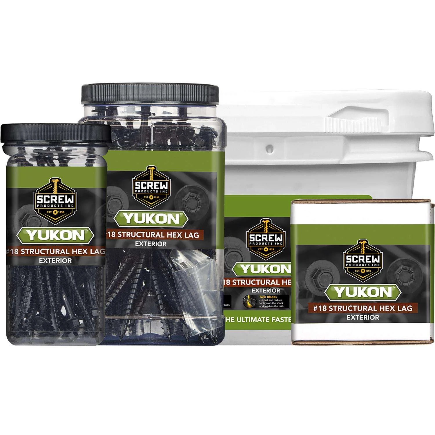 Screw Products YUKON #18 In. X 7 In. L Hex Black Steel Lag Screw 50 Pk 3 Screw Products YUKON #18 In. X 7 In. L Hex Black Steel Lag Screw 50 Pk - Image 3