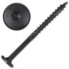 Screw Products NOVA #18 In. X 4 In. L Star Black Steel Lag Screw 50 Pk