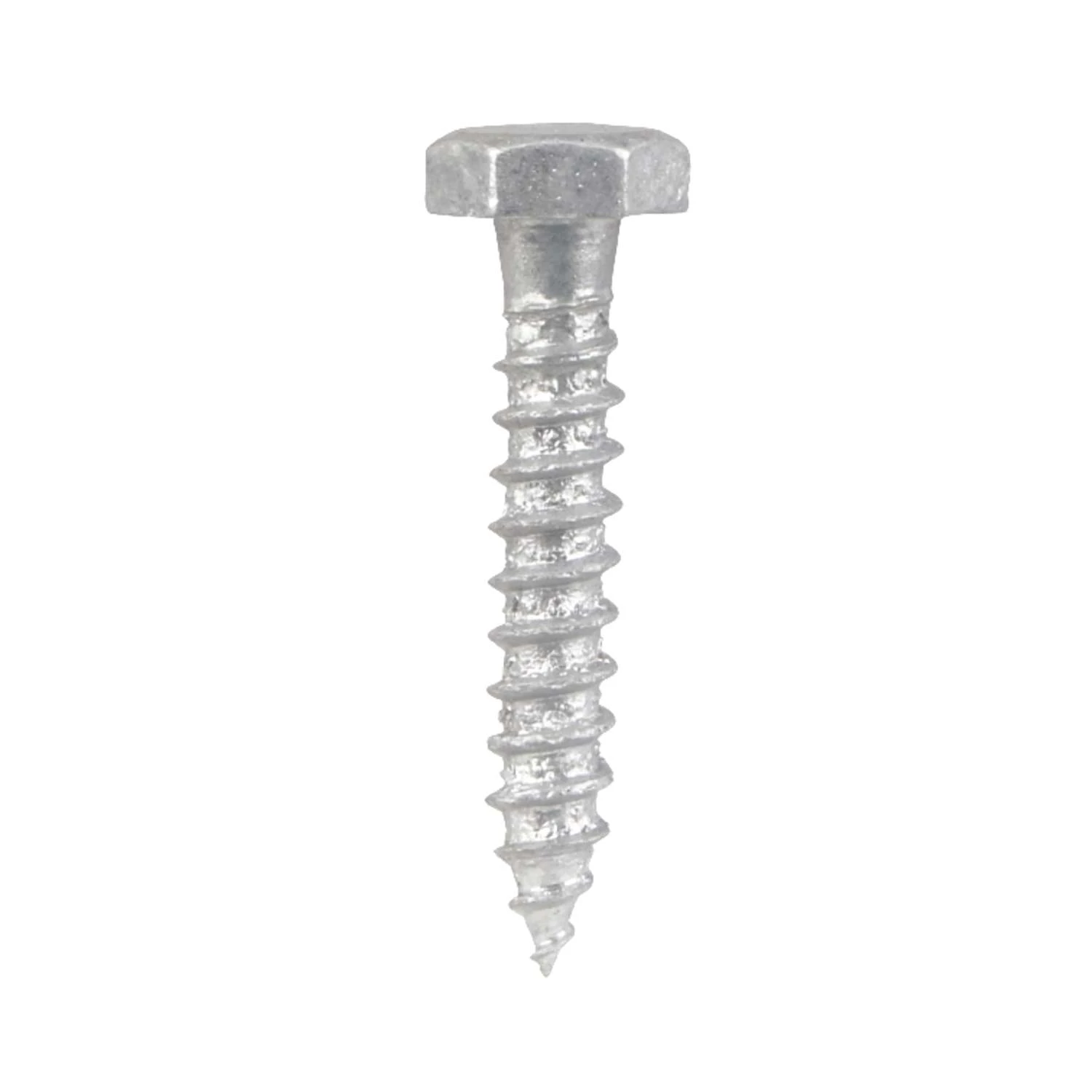 Hillman 1/4 In. X 1-1/2 In. L Hex Hot Dipped Galvanized Steel Lag Screw 100 Pk 2 Hillman 1/4 In. X 1-1/2 In. L Hex Hot Dipped Galvanized Steel Lag Screw 100 Pk - Image 2