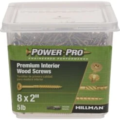 Hillman Power Pro No. 8 X 2 In. L Star Wood Screws 5 Lb -Hil Screws Shop 0bfd90bf cb6b 4055 87c5 260a9e574fc2