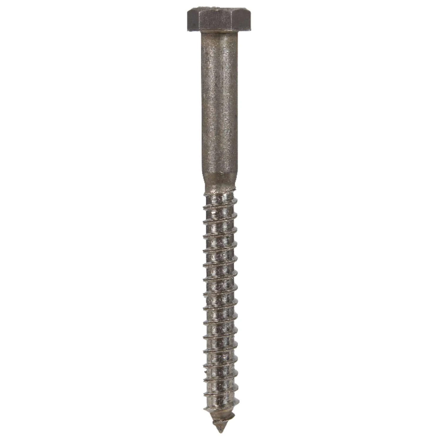 Hillman 3/8 In. X 4 In. L Hex Stainless Steel Lag Screw 25 Pk 2 Hillman 3/8 In. X 4 In. L Hex Stainless Steel Lag Screw 25 Pk - Image 2