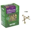 SPAX Multi-Material No. 8 Sizes X 2-1/2 In. L T-20+ Wafer Head Construction Screws 120 Pk