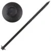 Screw Products YUKON #18 In. X 7 In. L Hex Black Steel Lag Screw 50 Pk