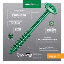 SPAX PowerLag 5/16 In. In. X 3 In. L T-40 Washer Head Structural Screws 12 Pk 6 SPAX PowerLag 5/16 In. In. X 3 In. L T-40 Washer Head Structural Screws 12 Pk -Hil Screws Shop 13a7b81a a0d2 45f3 b070 2cb22f88666c