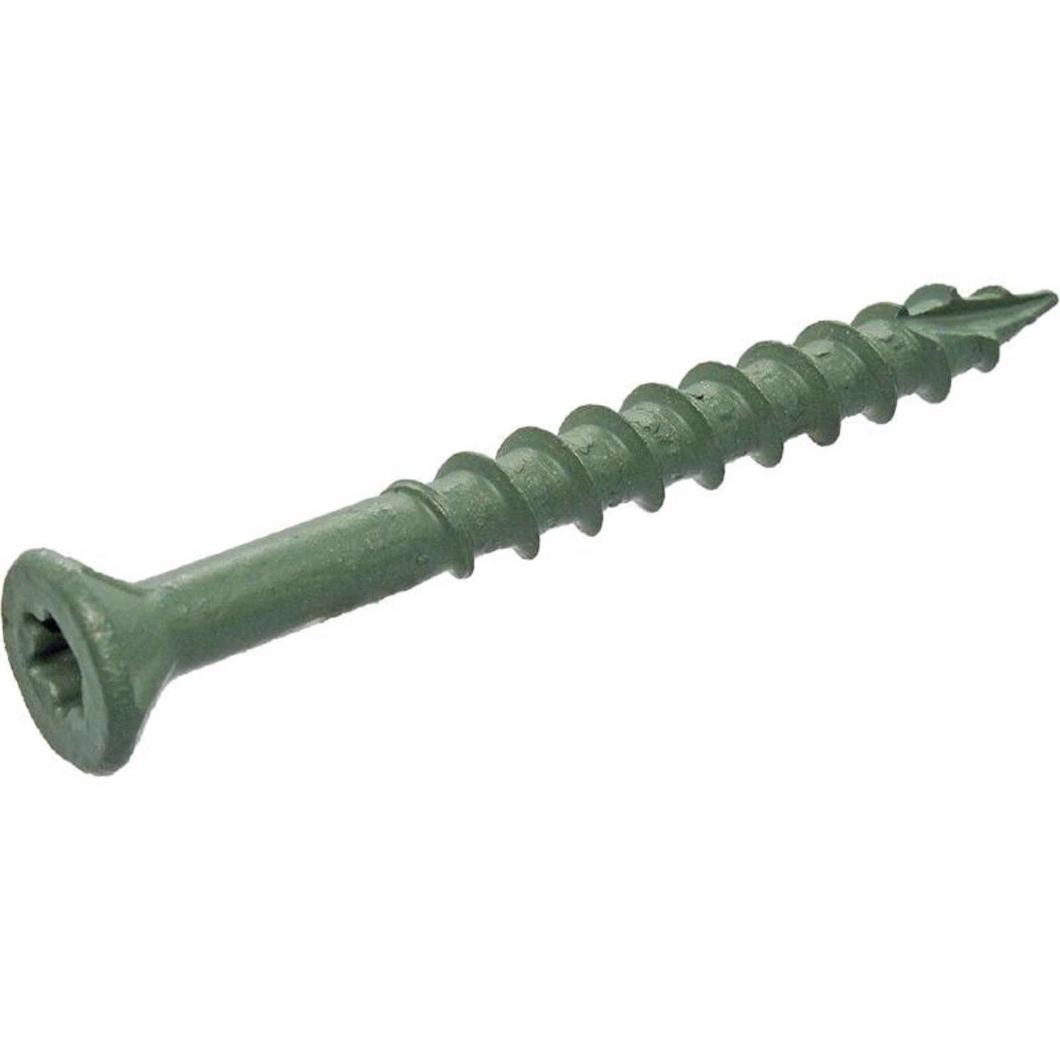 Grip-Rite PrimeGuard Plus No. 9 Wire X 2 In. L Green Star Bugle Head Deck Screws 5 Lb 453 Pc 2 Grip-Rite PrimeGuard Plus No. 9 Wire X 2 In. L Green Star Bugle Head Deck Screws 5 Lb 453 Pc - Image 2