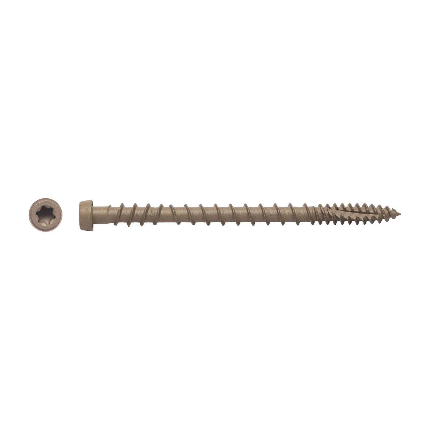 Big Timber No. 10 X 2-3/4 In. L Castle Gray Star Trim Head Composite Deck Screws 20 Lb 350 Pk 2 Big Timber No. 10 X 2-3/4 In. L Castle Gray Star Trim Head Composite Deck Screws 20 Lb 350 Pk - Image 2