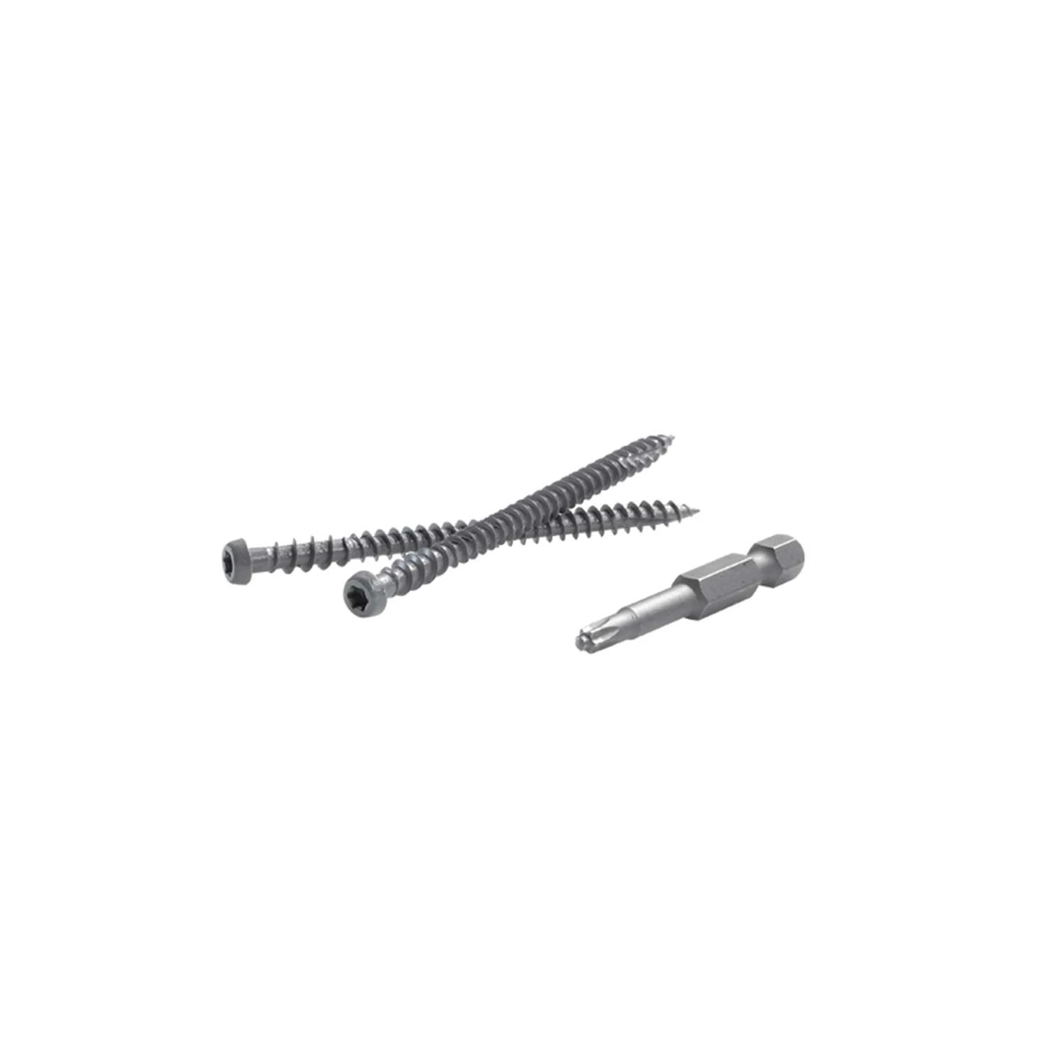 FastenMaster TrapEase 3 No. 10 X 2-1/2 In. L Pebble Torx TTAP Flat Head Composite Deck Screws 350 Pc 2 FastenMaster TrapEase 3 No. 10 X 2-1/2 In. L Pebble Torx TTAP Flat Head Composite Deck Screws 350 Pc - Image 2