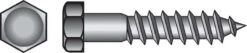 Hillman 3/8 In. X 5 In. L Hex Zinc-Plated Steel Lag Screw 50 Pk