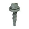 Teks No. 12 X 2 In. L Hex Hex Washer Head Roofing Screws 50 Pk