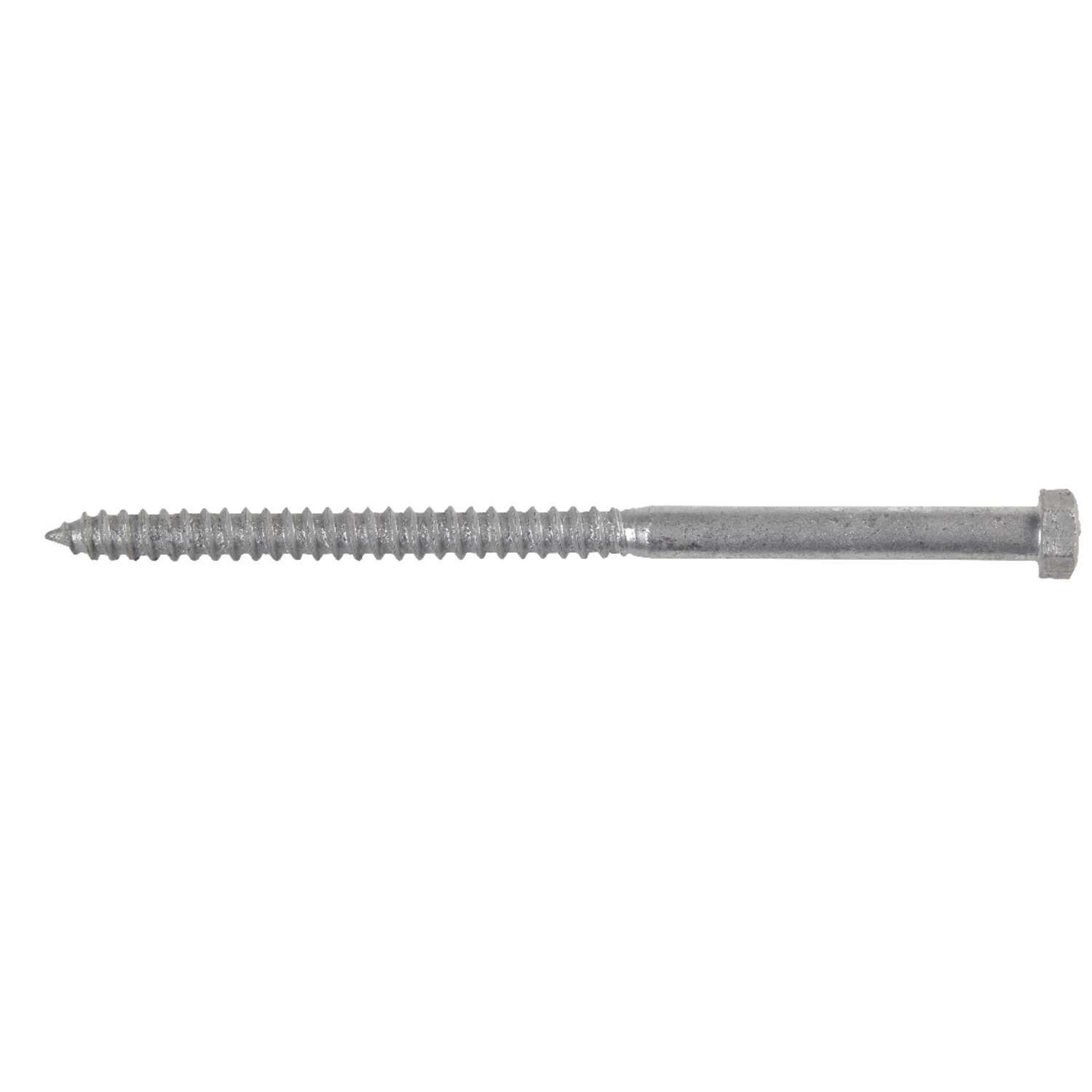 Hillman 3/8 In. X 7 In. L Hex Hot Dipped Galvanized Steel Lag Screw 50 Pk 2 Hillman 3/8 In. X 7 In. L Hex Hot Dipped Galvanized Steel Lag Screw 50 Pk - Image 2