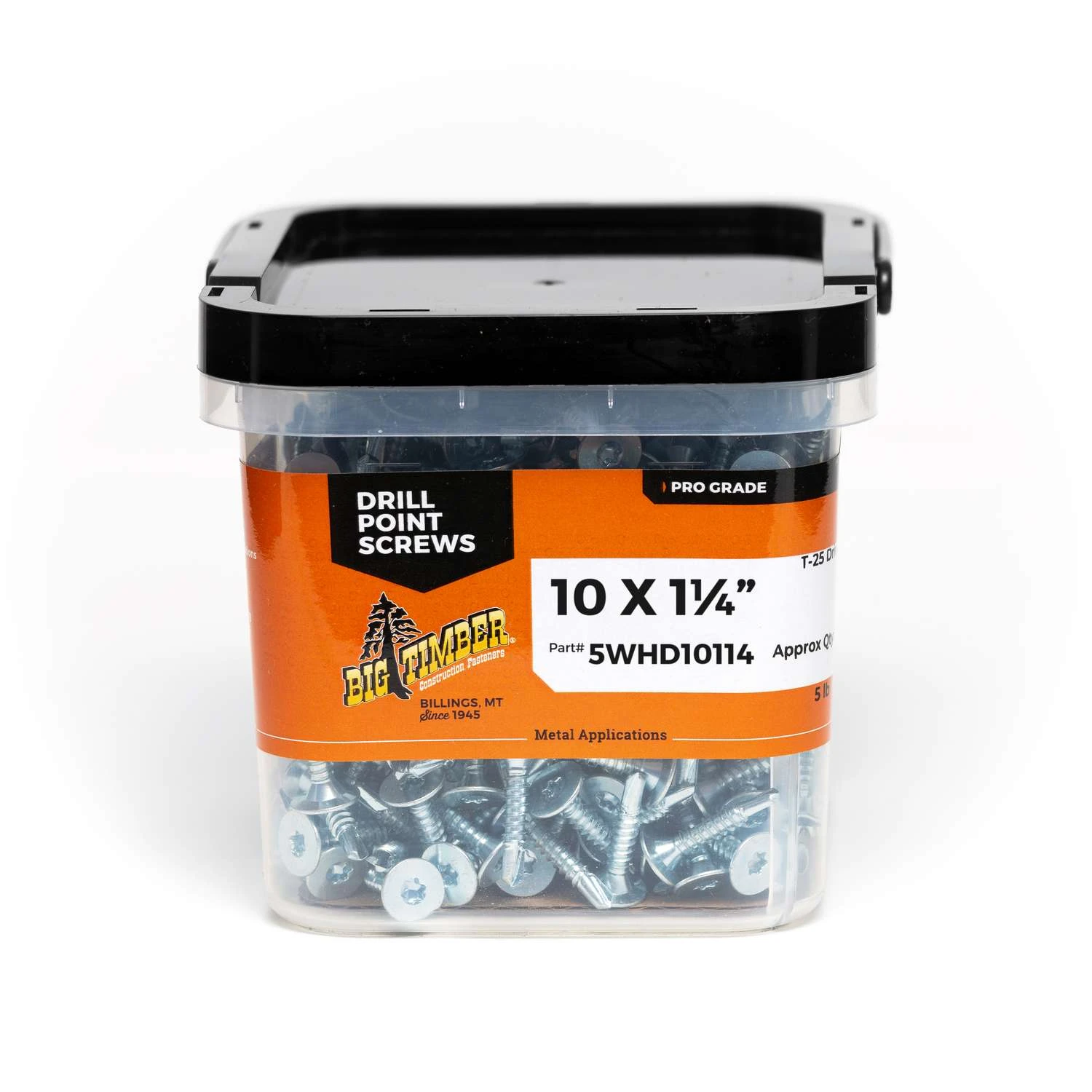 Big Timber No. 10 Sizes X 1-1/4 In. L Star Wafer Head Self-Drilling Screws 674 Pk 2 Big Timber No. 10 Sizes X 1-1/4 In. L Star Wafer Head Self-Drilling Screws 674 Pk - Image 2