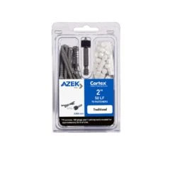 Cortex Azek No. 9 X 2 In. L Star Round Head Trim Screws With Plugs 1 Pk