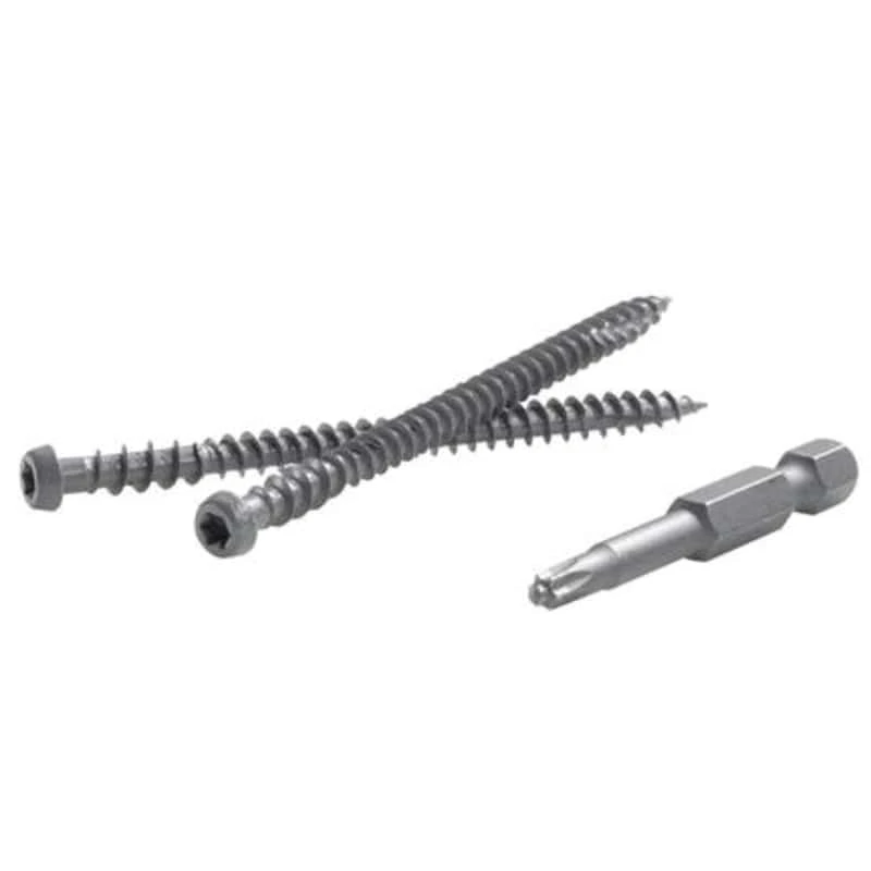 FastenMaster TrapEase No. 20 X 2-1/2 In. L Brown Torx Ttap Star Head Composite Deck Screws 1050 Pk 1 FastenMaster TrapEase No. 20 X 2-1/2 In. L Brown Torx Ttap Star Head Composite Deck Screws 1050 Pk