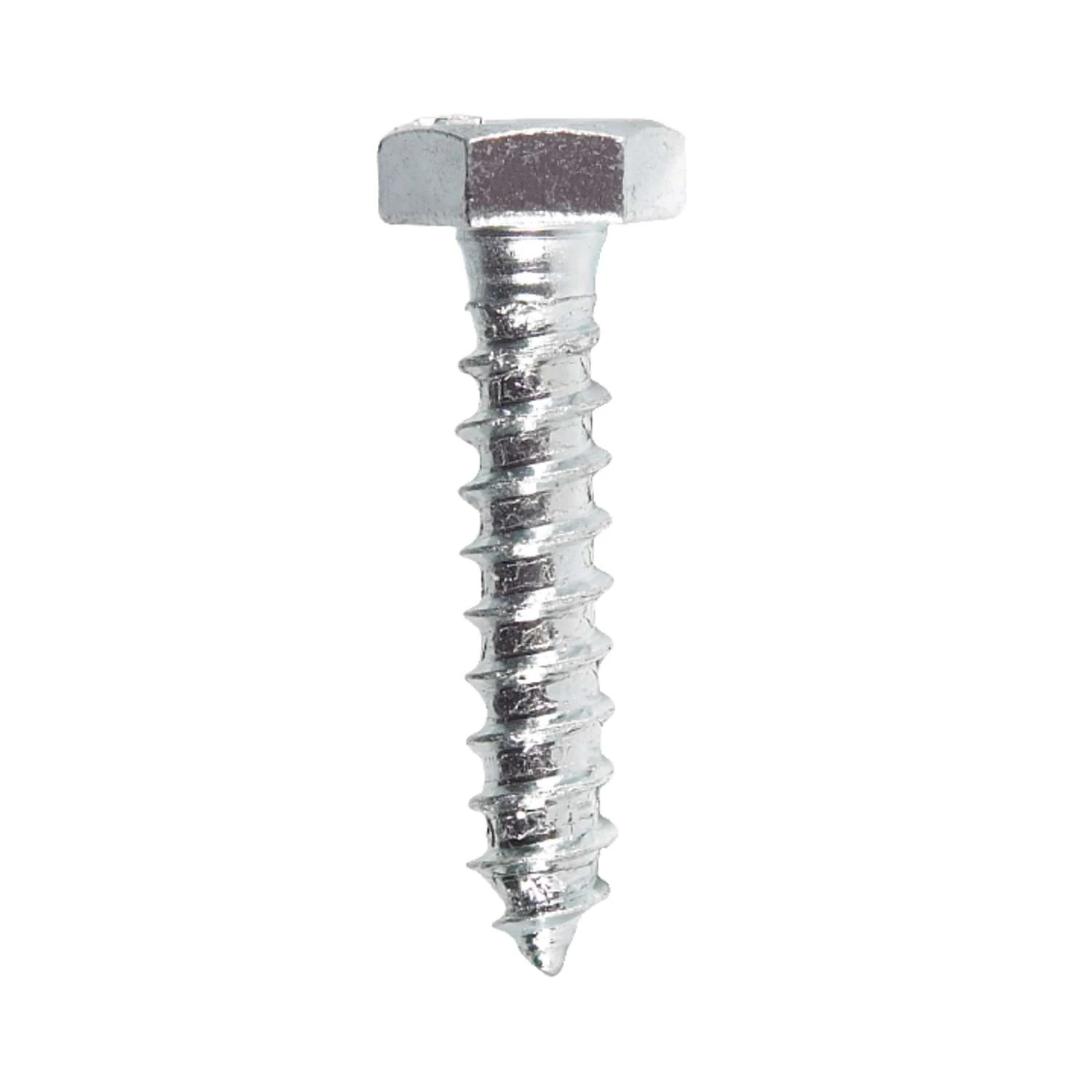 Hillman 1/4 In. X 1-1/4 In. L Hex Zinc-Plated Steel Lag Screw 100 Pk 2 Hillman 1/4 In. X 1-1/4 In. L Hex Zinc-Plated Steel Lag Screw 100 Pk - Image 2