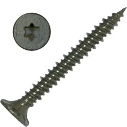 Screw Products No. 8 X 1-5/8 In. L Star Flat Head Cement Board Screws 5 Lb 650 Pk