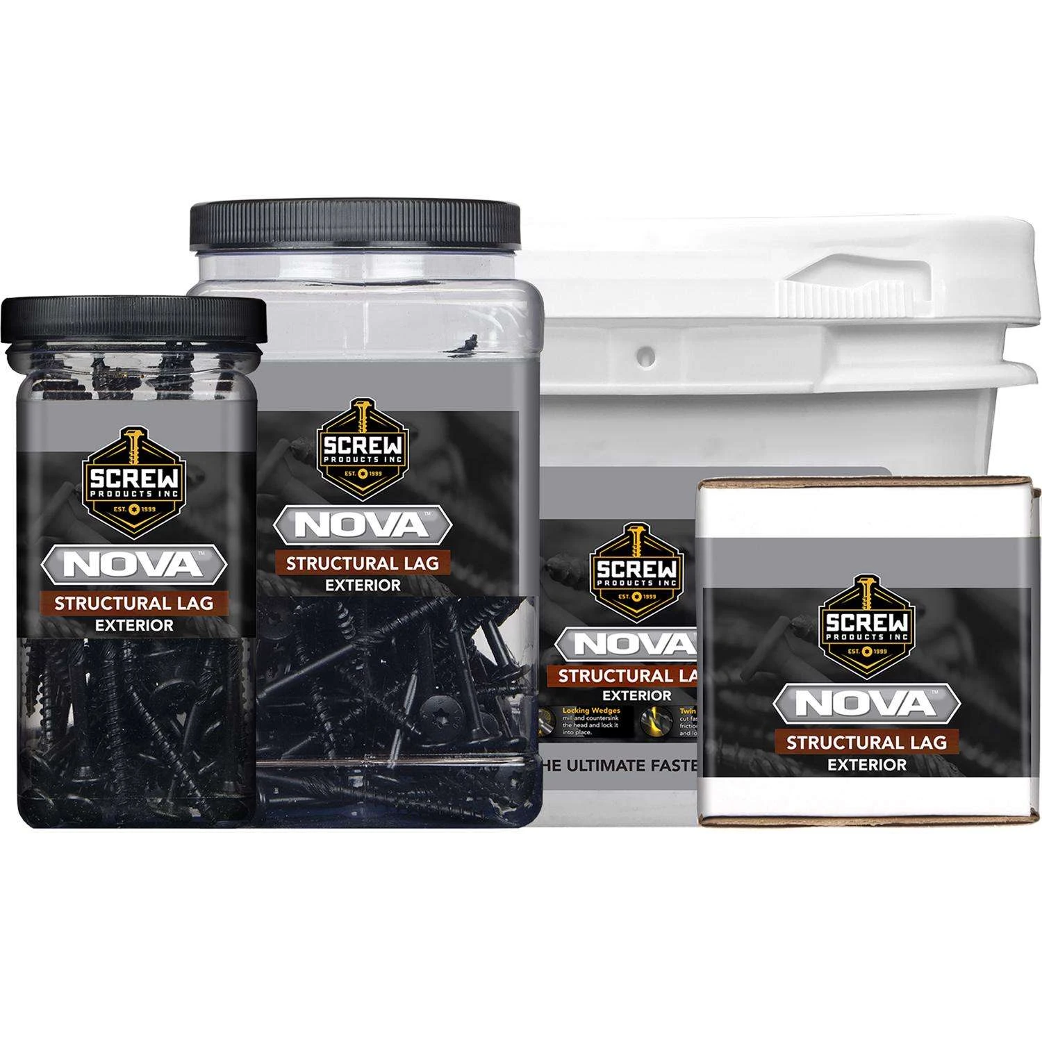 Screw Products NOVA #18 In. X 5 In. L Star Black Steel Lag Screw 50 Pk 3 Screw Products NOVA #18 In. X 5 In. L Star Black Steel Lag Screw 50 Pk - Image 3