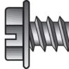Hillman No. 10 X 2-1/2 In. L Slotted Hex Washer Head Sheet Metal Screws 100 Pk