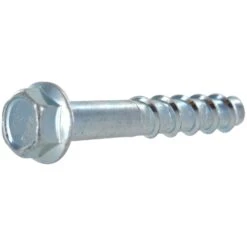 Hillman Screw-Bolt+ 1/2 In. D X 2-1/2 In. L Steel Concrete Screw Anchor 10 Pk