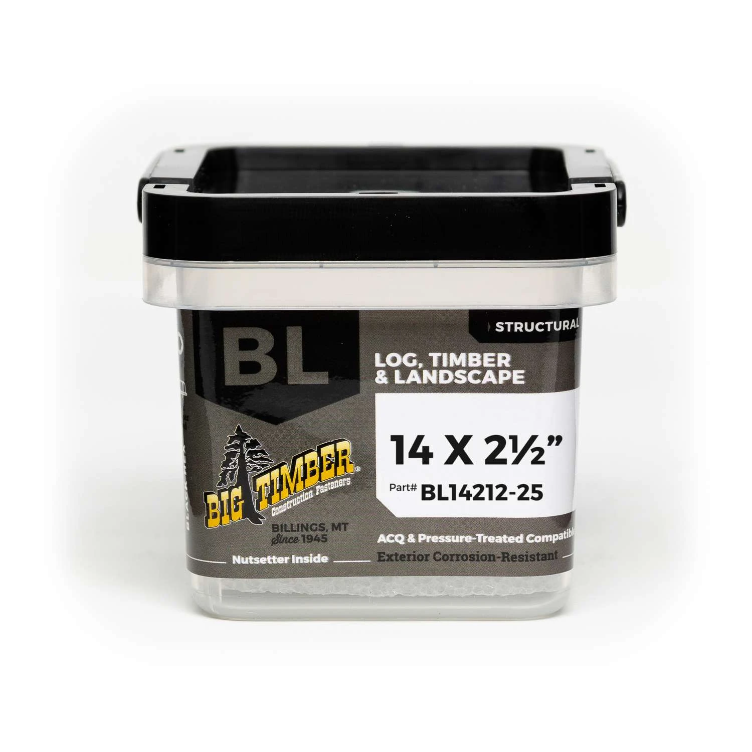 Big Timber No. 14 Ga. X 2-1/2 In. L Hex Drive Hex Washer Head Timber Screws 0.62 Lb 25 Pk 2 Big Timber No. 14 Ga. X 2-1/2 In. L Hex Drive Hex Washer Head Timber Screws 0.62 Lb 25 Pk - Image 2