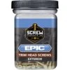 Screw Products EPIC No. 9 X 2 In. L Star Coated Trim Screws 1 Lb 122 Pk
