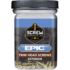 Screw Products EPIC No. 9 X 2 In. L Star Coated Trim Screws 1 Lb 122 Pk
