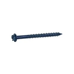 Grip-Rite 1/4 In. Wire X 3-3/4 In. L Hex Drive Hex Washer Head Concrete Screws 100 Pk