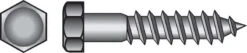 Hillman 1/4 In. X 6 In. L Hex Zinc-Plated Steel Lag Screw 100 Pk