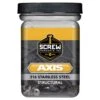 Screw Products AXIS No. 10 X 2-1/2 In. L Star Stainless Steel Wood Screws 1 Lb 70 Pk