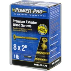 Hillman Power Pro No. 8 X 2 In. L Star Flat Head Premium Deck Screws 1 Lb 153 Pk -Hil Screws Shop 64d659e6 617b 4fb2 b83c 24a68afe9054