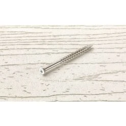 Starborn Headcote No. 8 X 2-1/2 In. L White Star Trim Head Deck Screws 350 Pk