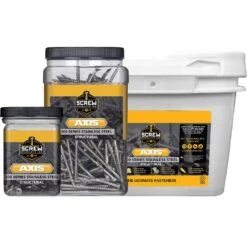 Screw Products AXIS No. 8 X 1-1/4 In. L Star Stainless Steel Wood Screws 1 Lb 211 Pk -Hil Screws Shop 65a6578e fd08 4a6f 9589 05b4c78466e7