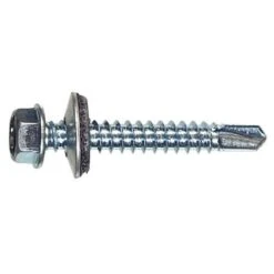 Grip-Rite Pro-Twist No. 12 Sizes X 1-1/2 In. L Hex Hex Head Screws W/Washers 5 Lb
