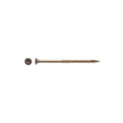 Big Timber No. 9 X 3-1/8 In. L Star Yellow Zinc Wood Screws 5 Lb