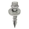 Acorn International No. 9 X 1 In. L Hex Galvanized Wood Screws 250 Pk