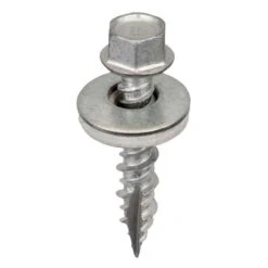 Acorn International No. 9 X 1 In. L Hex Galvanized Wood Screws 250 Pk