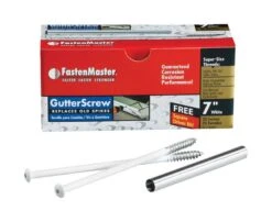 FastenMaster No. 3 X 7 In. L Square Round Head Gutter Screws 1 Pk