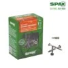 SPAX Multi-Material No. 10 Sizes X 1-1/2 In. L T-20+ Flat Head Construction Screws 125 Pk