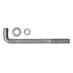 Acorn International 1/2 In. D X 10 In. L Metal Hex Head Anchor Bolts 50 Ct