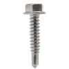 Grip-Rite Pro-Twist No. 10 Sizes X 2 In. L Hex Hex Head Screws W/Washers 1 Lb