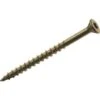 Grip-Rite PrimeGuard Plus No. 9 Wire X 3 In. L Gold Star Flat Head Deck Screws 5 Lb