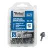 Teks No. 12 X 3/4 In. L Hex Drive Hex Washer Head Roofing Screws 90 Pk