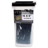 Big Timber No. 15 X 6 In. L Star Black Structural Wood Screws 15 Lb 300 Pk