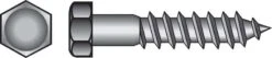 Hillman 3/8 In. X 4-1/2 In. L Hex Hot Dipped Galvanized Steel Lag Screw 50 Pk