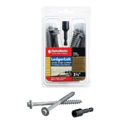 FastenMaster LedgerLok 3-5/8 In. L Hex Epoxy Wood Screws 12 Pk
