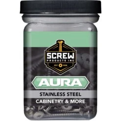 Screw Products AURA No. 10 X 1.5 In. L Star Cabinet Screws 1 Lb 99 Pk