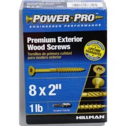 Hillman Power Pro No. 8 X 2 In. L Star Flat Head Premium Deck Screws 1 Lb 153 Pk -Hil Screws Shop 781a0fc3 9eed 496c a0c6 49452cf27ec9