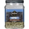 Screw Products EPIC No. 9 X 2 In. L Star Coated Trim Screws 5 Lb 610 Pk